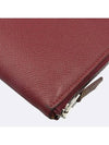 Burgundy long wallet - HERMES - BALAAN 3