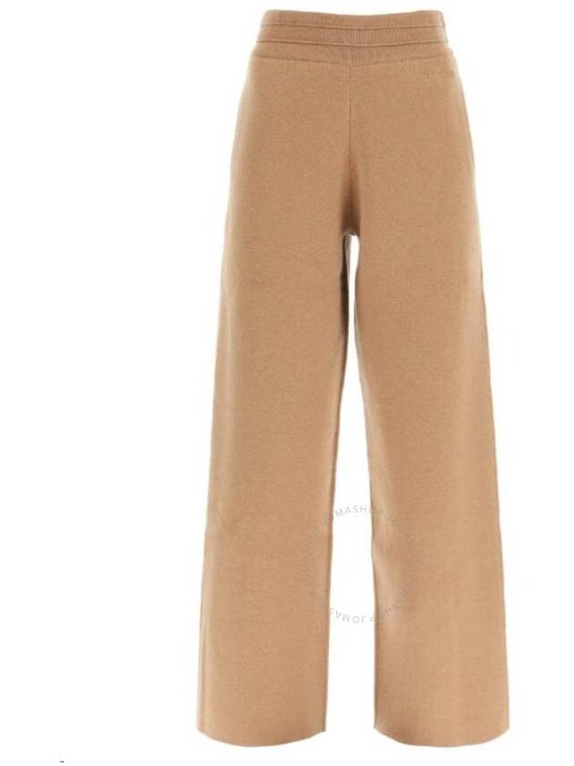 Burberry Ladies Camel Costanza Cashmere Jogger Pants Size Medium - BURBERRY - BALAAN 1