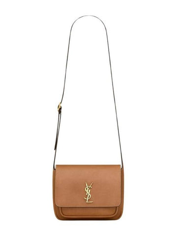 Niki Besace Leather Shoulder Bag Brick - SAINT LAURENT - BALAAN 1