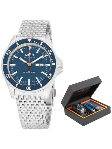 Mido Ocean Star Automatic Blue Dial Men's Watch M0268301104100 - MIDO - BALAAN 1