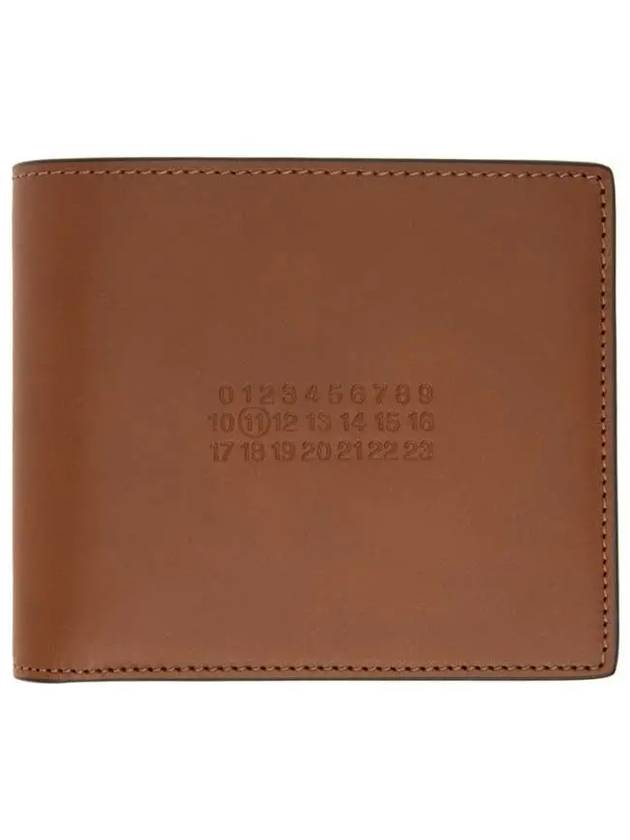 Number Deboseed Half Wallet Brown - MAISON MARGIELA - BALAAN 5