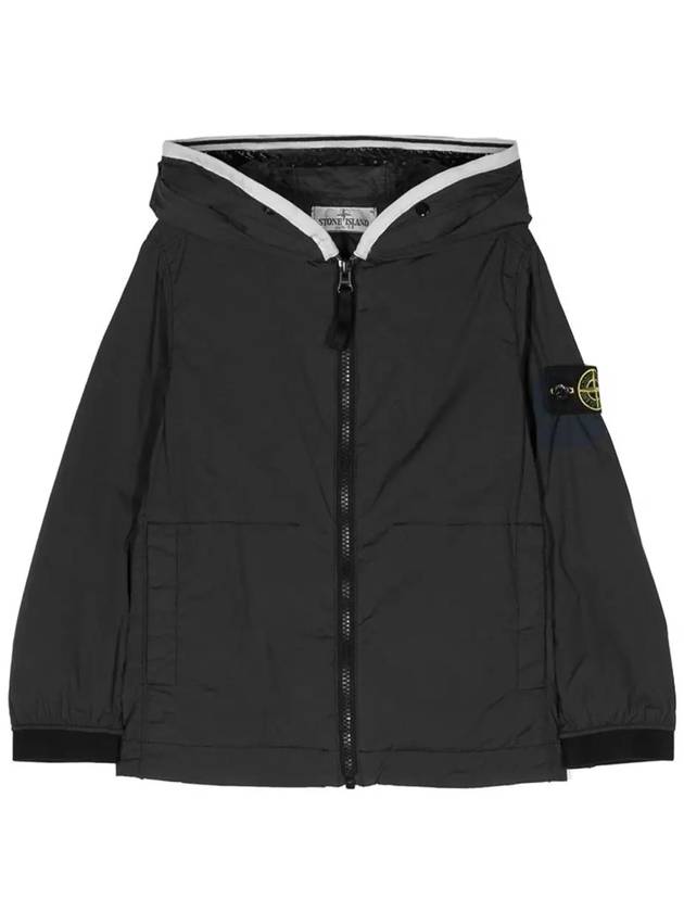 Kids Women Logo Patch Hooded Jacket 781640332 V0029 - STONE ISLAND - BALAAN 1