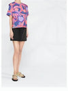 Zelitos Cotton Short Sleeve T-Shirt Purple - ISABEL MARANT - BALAAN 4