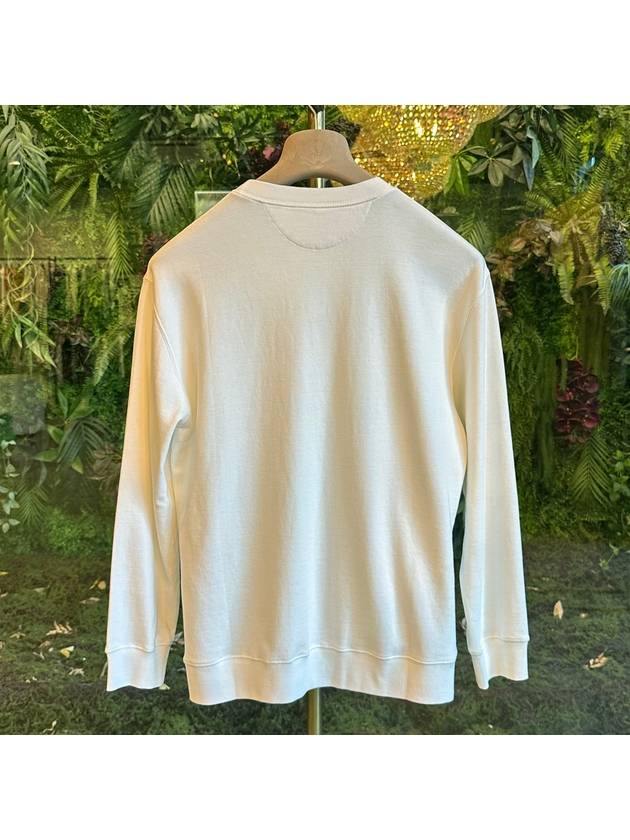 Logo Print Crew Neck Sweatshirt Off White - BRUNELLO CUCINELLI - BALAAN 5