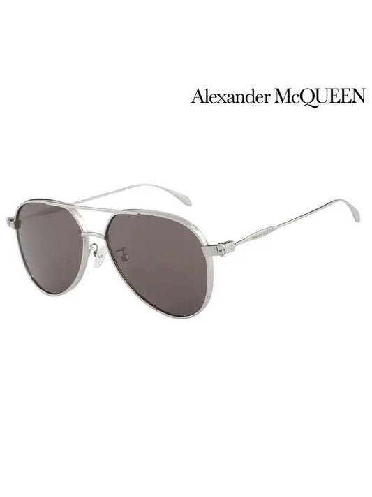 Sunglasses AM0373S 001 Boeing Metal Men Women - ALEXANDER MCQUEEN - BALAAN 2