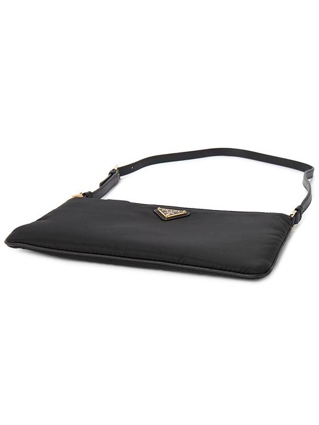 Triangle Logo Pouch Shoulder Bag Black - PRADA - BALAAN 5