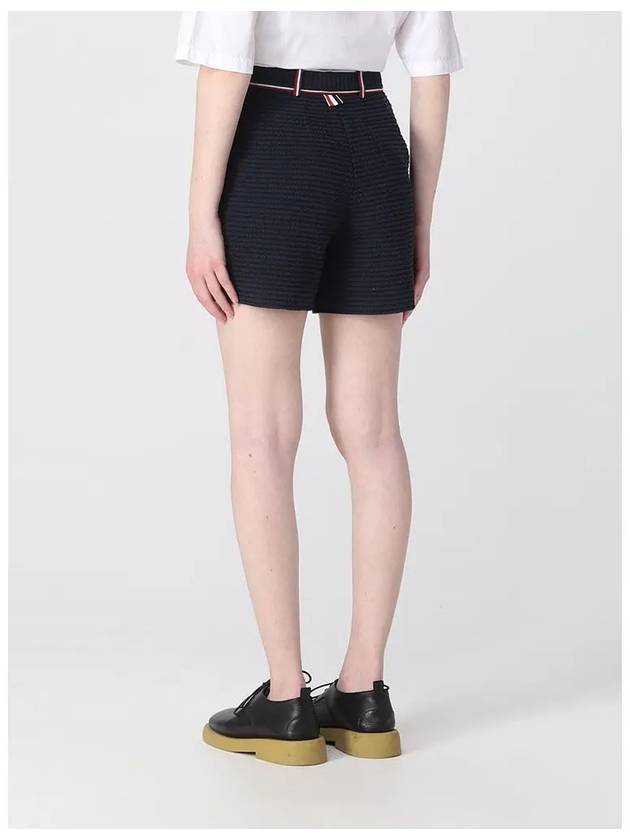 Waste RWB Trim High Shorts Navy - THOM BROWNE - BALAAN 6