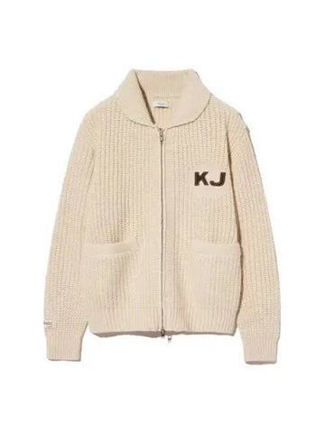 KJ Cowichan Cardigan Ivory - KIJUN - BALAAN 1