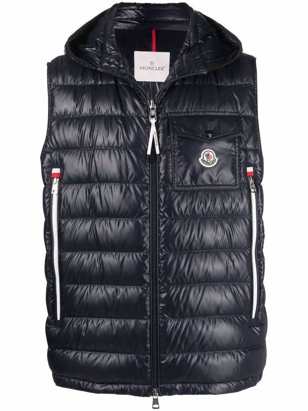 Men's Ragat RAGOT Padded Vest Navy - MONCLER - BALAAN 1