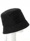 Embroidered V Logo Signature Bucket Hat Black - VALENTINO - BALAAN.