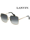 Sunglasses LNV121SLB 714 gold metal frame square fashion overfit - LANVIN - BALAAN 1