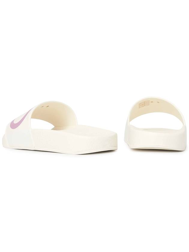 Salvatore Gancini Printing Band Rubber Slippers White Pink - SALVATORE FERRAGAMO - BALAAN.