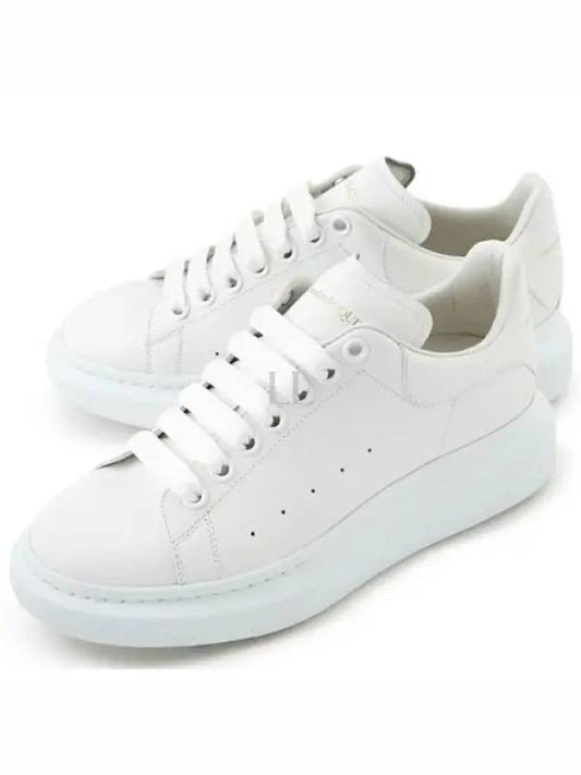 Larry Two Tone Suede Leather Low Top Sneakers White - ALEXANDER MCQUEEN - BALAAN 2