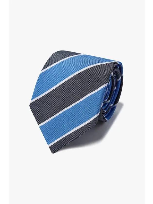 diagonal stripe pattern tie blue - PAUL SMITH - BALAAN 1