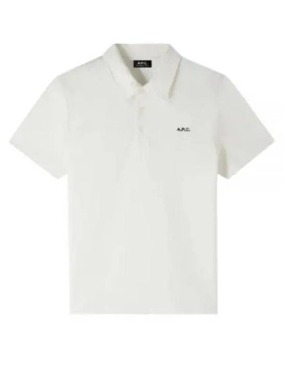 Carter Cotton Polo Shirt White - A.P.C. - BALAAN 2