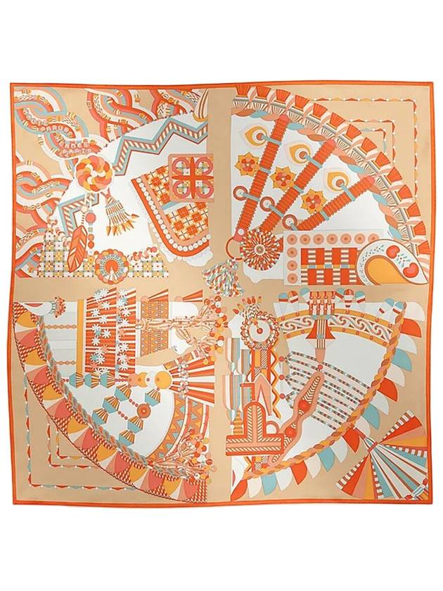 Haute Parure 90 Scarf Orange - HERMES - BALAAN 2