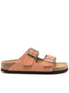 Arizona perforated suede slider sandals 1027015 - BIRKENSTOCK - BALAAN 3