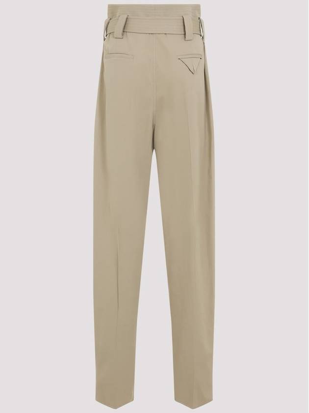 straight pants beige - BOTTEGA VENETA - BALAAN 3