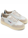 Medalist Navy Tab Low Top Sneakers White Blue - AUTRY - BALAAN 3