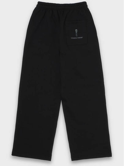 Logo Wide Pants Black - STOCKHOLM SYNDROME - BALAAN 2