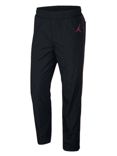 Men's Air Jordan 3 Woven Track Pants Black - NIKE - BALAAN 1