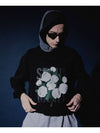 Tee Colorful Flower Seoul Night Sweatshirt Black - GRAN TURISMO - BALAAN 7