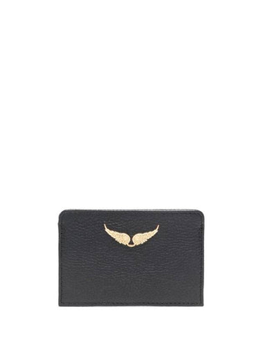 ZV Pass logo decorated leather card holder LWSG00001 - ZADIG & VOLTAIRE - BALAAN 1