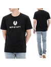 Signature Jersey Cotton Short Sleeve T Shirt Black - BELSTAFF - BALAAN 2