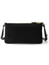 Triangle Logo Pouch Shoulder Bag Black - PRADA - BALAAN 3