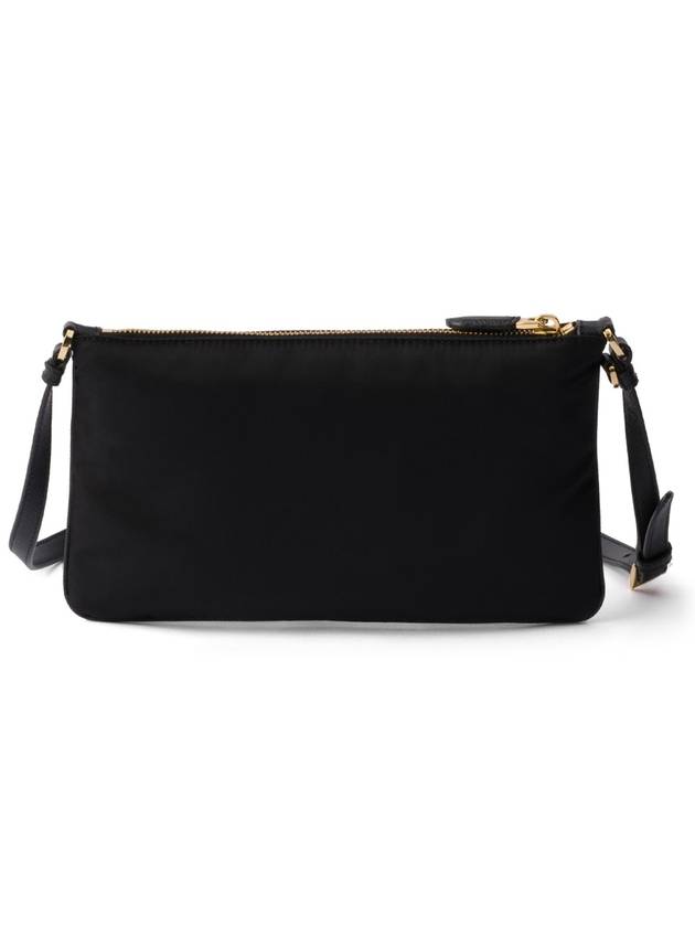 Triangle Logo Pouch Shoulder Bag Black - PRADA - BALAAN 3