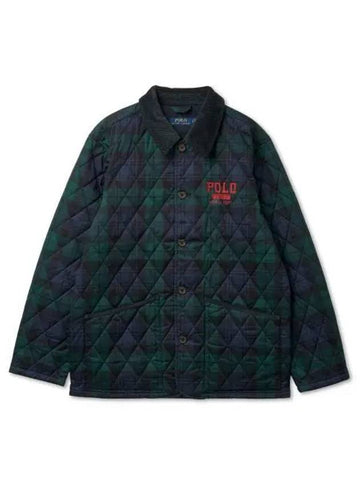 Logo Plaid Half Coat Multicolor - POLO RALPH LAUREN - BALAAN 1