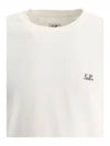 Jersey Small Logo Cotton Short Sleeve T-Shirt White - CP COMPANY - BALAAN 4