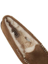 Ansley Fur Moccasin Loafer Chestnut - UGG - BALAAN.