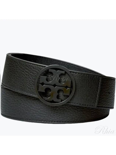 Miller Leather Belt Black - TORY BURCH - BALAAN 2