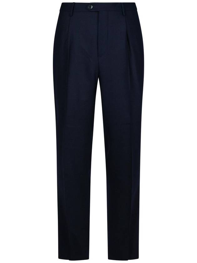 Etro Tailored Wool Trousers With Pressed Crease - ETRO - BALAAN 1