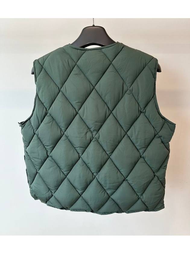 AU Australian Graffiti Quilted Padding Vest ST1L0493 Olive WOMENS - STUSSY - BALAAN 5