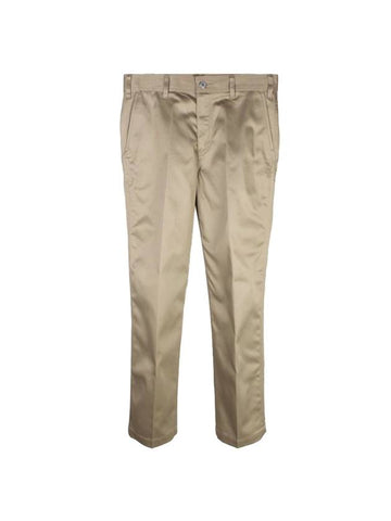 Chino Cotton Straight Pants Beige - CELINE - BALAAN 1