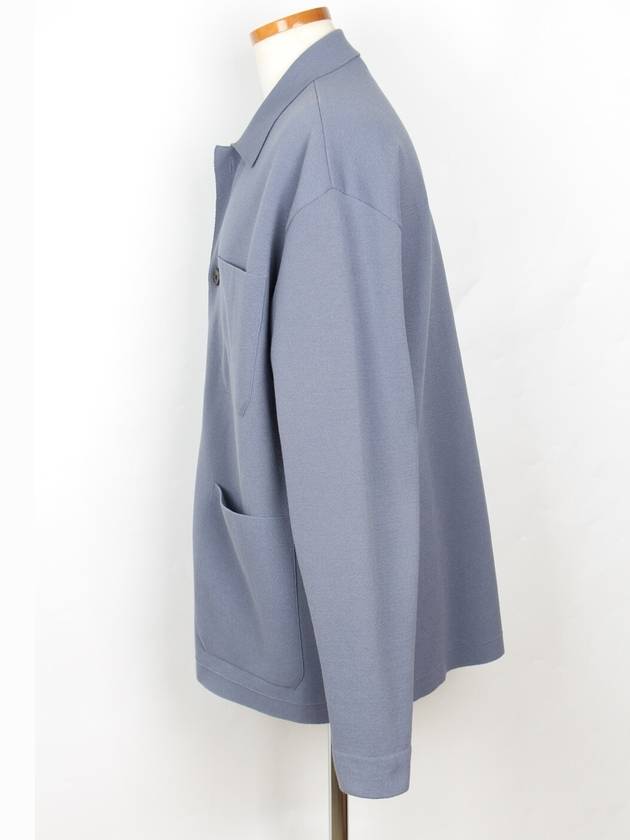 Collar knit cardigan gray XL - SANDRO - BALAAN 4