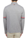 Merino Wool Armband Long Sleeve Shirt Grey - THOM BROWNE - BALAAN 5