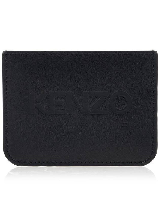 logo card wallet black - KENZO - BALAAN.