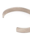 Ingraving Logo Cuff Bracelet Silver - MAISON MARGIELA - BALAAN 4