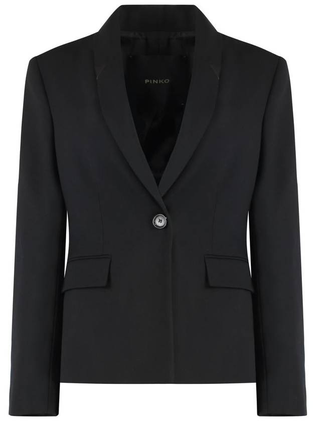 Pinko Giappone Single-Breasted One Button Jacket - PINKO - BALAAN 1