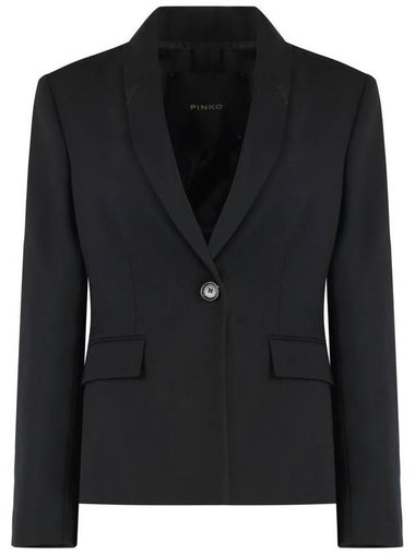 Pinko Giappone Single-Breasted One Button Jacket - PINKO - BALAAN 1