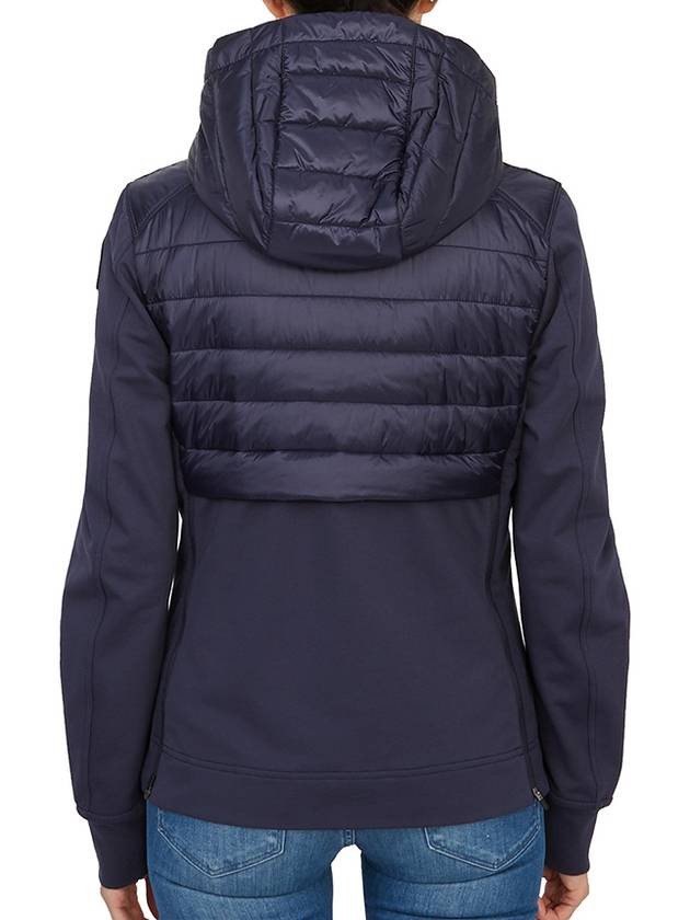 Women's Zipper Side Padded Hooded Jacket Navy - PARAJUMPERS - BALAAN 6