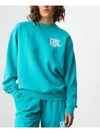 Mint Exercise Open Crew Neck Sweatshirt CR461TU3 - SPORTY & RICH - BALAAN 1