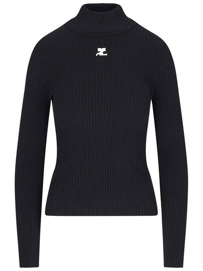 Reedition Turtle Neck Black - COURREGES - BALAAN 2