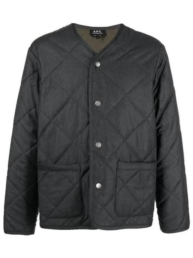 Julien Quilted Jacket Grey - A.P.C. - BALAAN 3