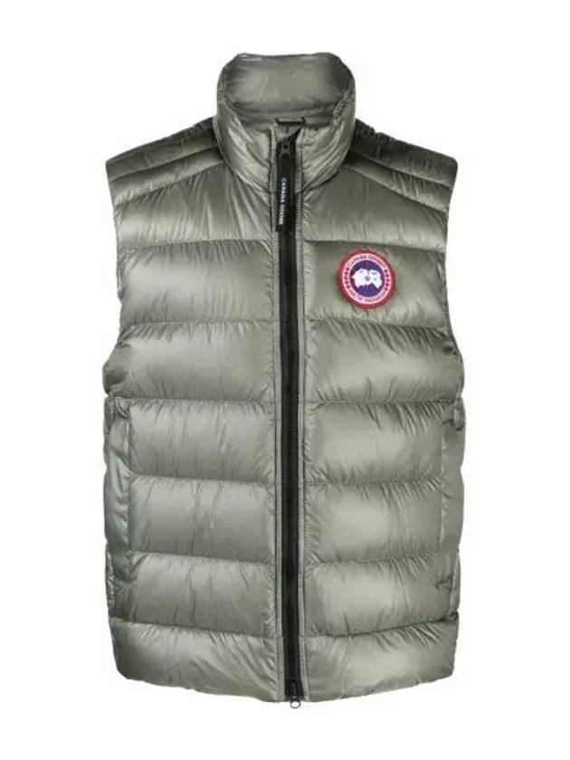 Crofton Logo Patch Padded Vest Sagebrush - CANADA GOOSE - BALAAN 2