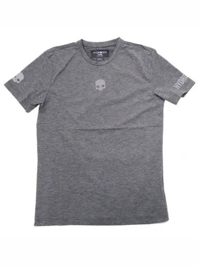 Basic Tech Short Sleeve T-Shirt Grey - HYDROGEN - BALAAN 2