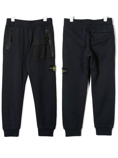 Kids Waffen Zipper Pocket Training Pants 701662240 V0020 - STONE ISLAND - BALAAN 1